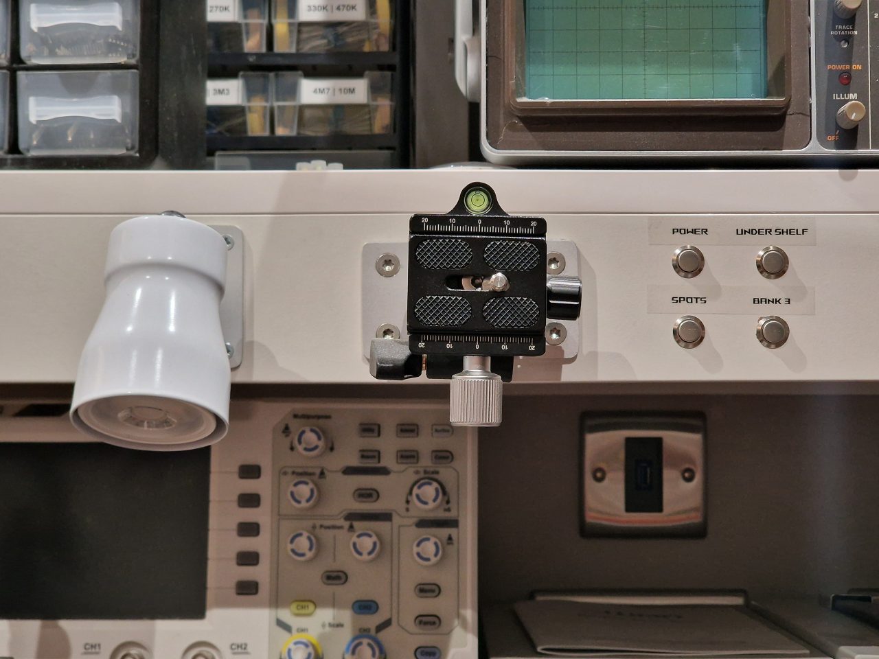 Electronics Desk Controls