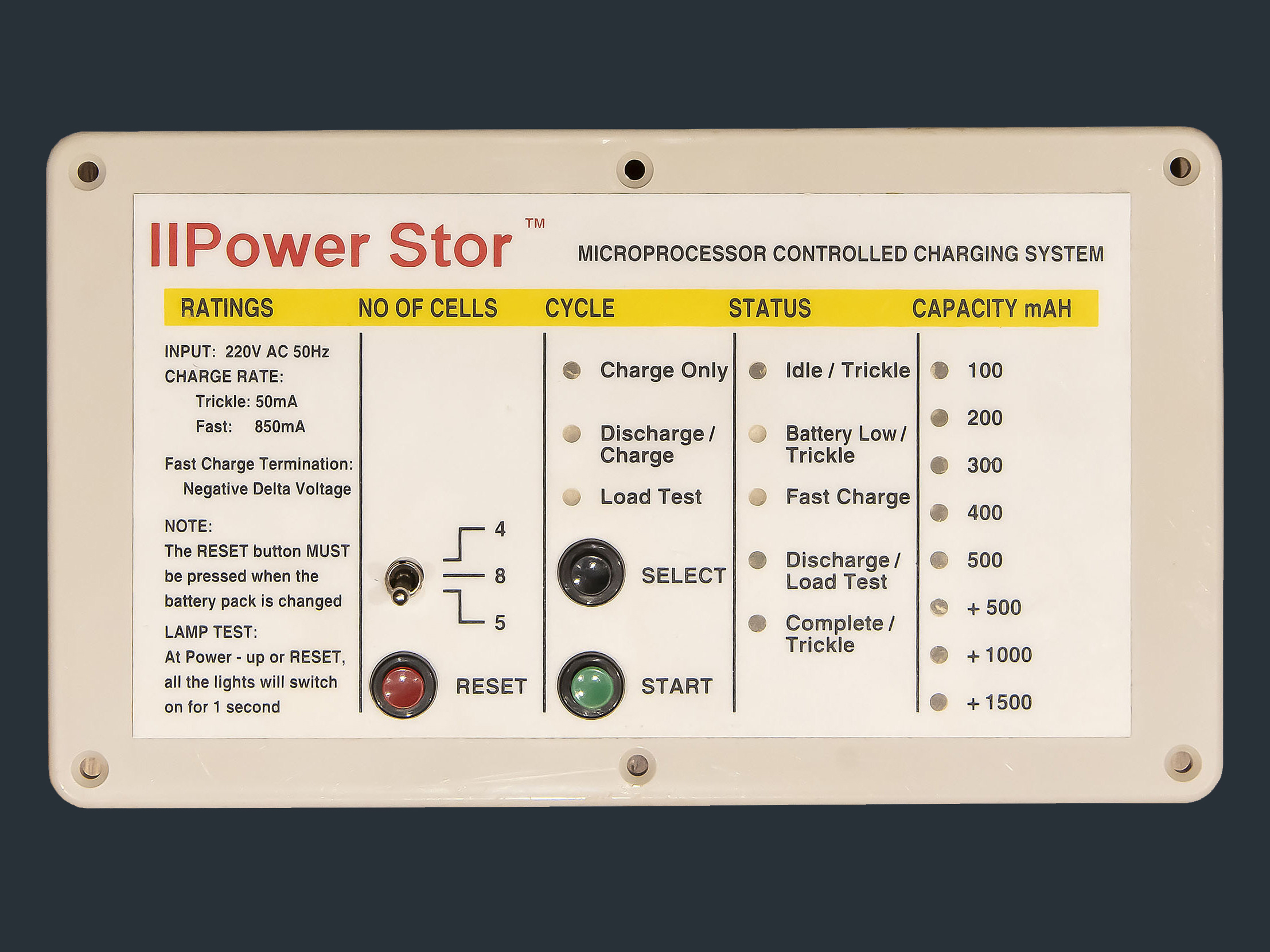 MCCS Front Panel