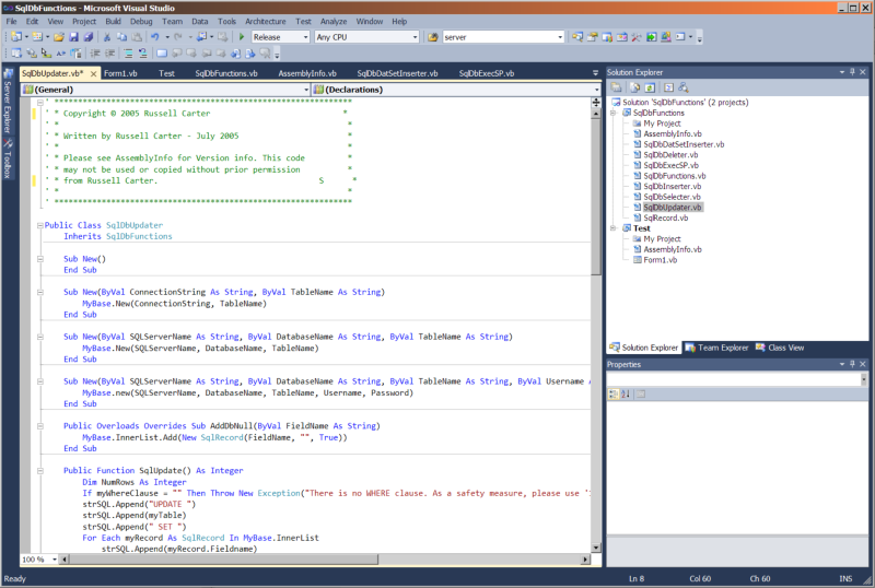 SQL DB Functions