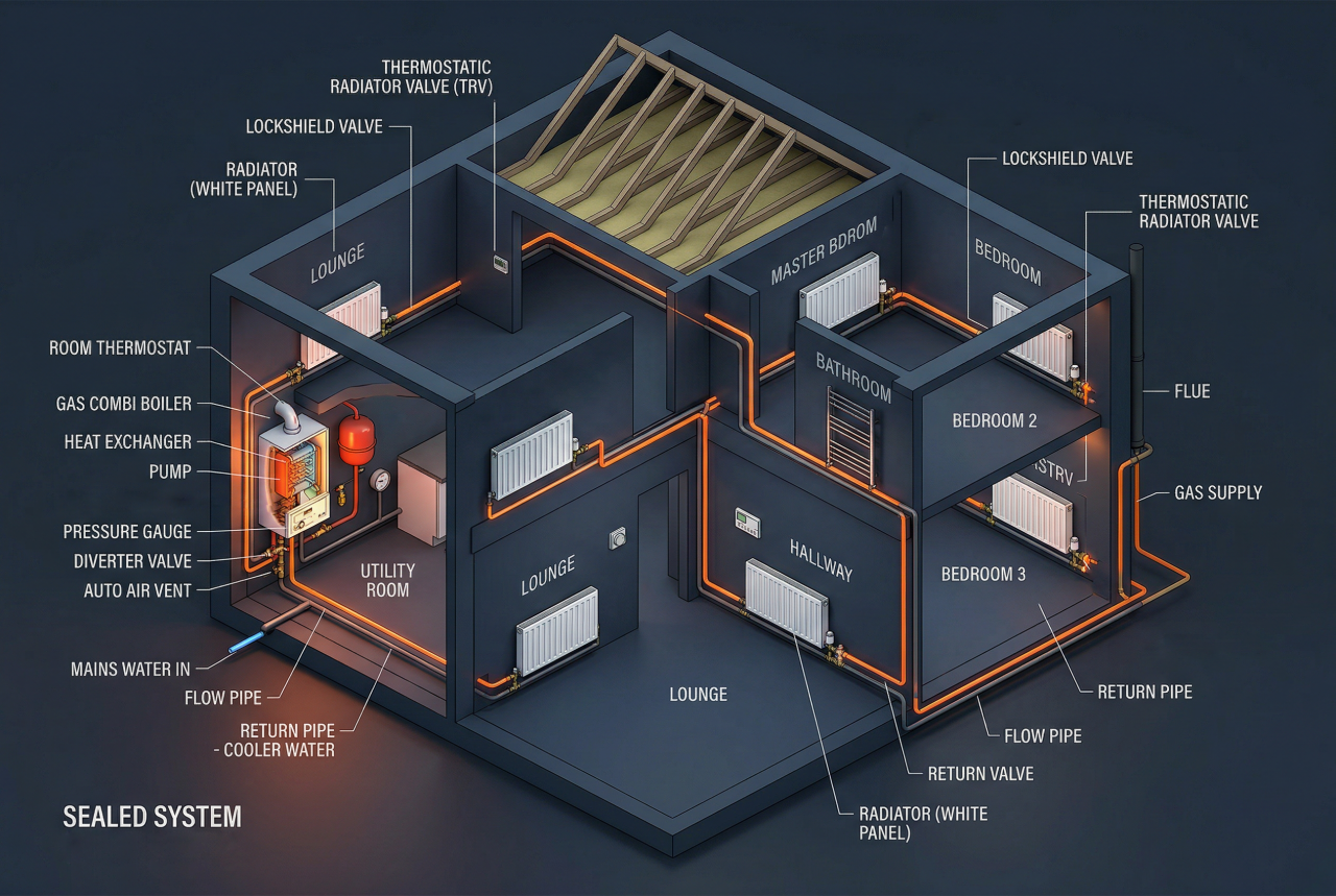 Firefly Heating Diagram