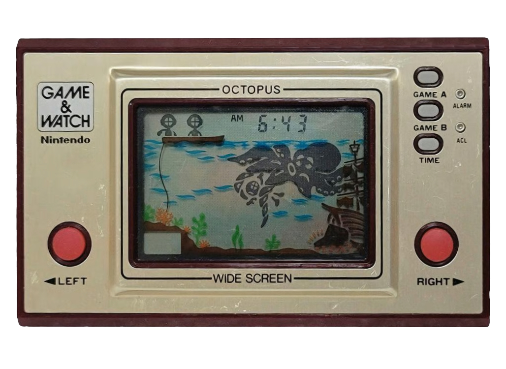 Nintendo Game And Watch Octopus